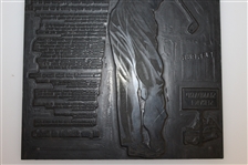 Bobby Jones Printing Plate Standard Car Service Circa 1940's