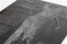 Bobby Jones Printing Plate Standard Car Service Circa 1940's