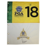 Lee Trevino & Danny Lee Signed Flags - Congressional & Whistling Straits JSA ALOA