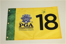 Lee Trevino & Danny Lee Signed Flags - Congressional & Whistling Straits JSA ALOA