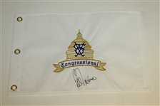 Lee Trevino & Danny Lee Signed Flags - Congressional & Whistling Straits JSA ALOA