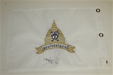 Lee Trevino & Danny Lee Signed Flags - Congressional & Whistling Straits JSA ALOA