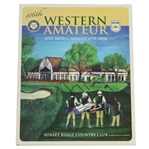 Tony Romo Signed 2018 Western Amateur Program JSA ALOA