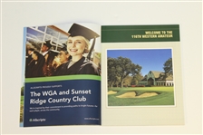 Tony Romo Signed 2018 Western Amateur Program JSA ALOA
