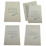 Lowell Thomas Signed Four Letters to Charles Price JSA ALOA