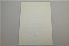 Lowell Thomas Signed Four Letters to Charles Price JSA ALOA