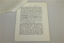 Lowell Thomas Signed Four Letters to Charles Price JSA ALOA