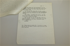 Lowell Thomas Signed Four Letters to Charles Price JSA ALOA
