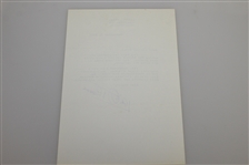 Lowell Thomas Signed Four Letters to Charles Price JSA ALOA