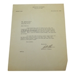 Robert F. Goheen Signed Two Letters to Charles Price JSA ALOA