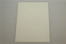 Matthew J. Culligan Signed Two Letters to Charles Price JSA ALOA