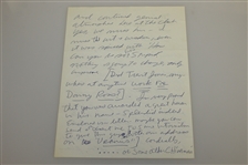 Leo Fraser Signed Five Letters to Charles Price JSA ALOA