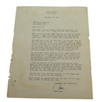 Paul Hahn Signed Five Letters/Postcards to Charles Price - 1950's JSA ALOA 