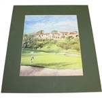 Ben Hogan at Riviera Jim Fitzpatrick Print - Matted