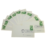 10 Bobby Jones First Day Covers w/ Jones Stamp & 1981 Pinehurst Postal Mark