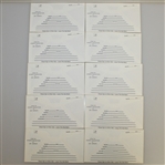 10 Bobby Jones First Day Covers w/ Jones Stamp & 1981 Pinehurst Postal Mark