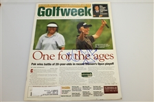 3 Individually Signed Photographs From LPGA Champions Patty Berg, Se Ri Pak & Michelle McGann JSA ALOA