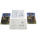 Gary Player Signed Augusta National, Aronimink, & Medinah(x2) Scorecards JSA ALOA