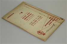 1954 The Open at Royal Birkdale Official Monday Programme - Peter Thomson Winner