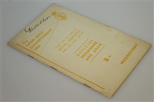 1954 The Open at Royal Birkdale Official Wednesday Programme & Drawsheet - Peter Thomson Winner