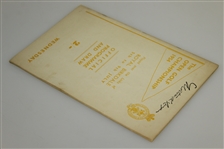 1954 The Open at Royal Birkdale Official Wednesday Programme & Drawsheet - Peter Thomson Winner