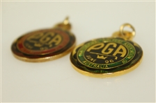 David Graham's 1995 & 1996 Australian PGA Member Badges - June