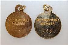 David Graham's 1995 & 1996 Australian PGA Member Badges - June