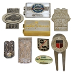 1985 Chrysler Team, 1997 Pebble, 2002 Pebble Inv, ABC World of Sports, & Misc. Badges/Clips 