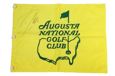 Danny Willett Signed Augusta National Golf Club Embroidered Member Flag PSA/DNA #AG01079