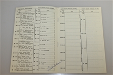 1960 British Amateur Championship Complete Lists of Starting Times Draw Sheet