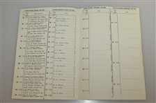1960 British Amateur Championship Complete Lists of Starting Times Draw Sheet