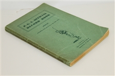 1936-1937 P.G.A. Official Record Book Published by The Professional Golfers' Assn. of America