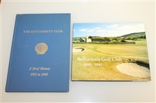Four Club History Books - Kittansett Club, Ballycastle GC, Victoria GC, & Wentworth