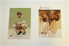 Ryder Cup History Book Pages Signed by Nelson, Faldo, Ford, & 15 others JSA ALOA