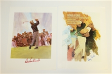 Ryder Cup History Book Pages Signed by Nelson, Faldo, Ford, & 15 others JSA ALOA