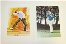 Ryder Cup History Book Pages Signed by Nelson, Faldo, Ford, & 15 others JSA ALOA