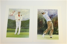 Ryder Cup History Book Pages Signed by Nelson, Faldo, Ford, & 15 others JSA ALOA