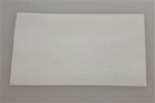 Ed Furgol Signed 3x5 Card with 'U.S.O. 1954' Inscription JSA ALOA