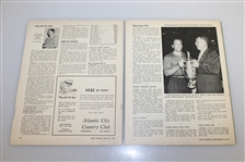 Four Vintage 'Golf World' Weekly Golf Magazines - Sept 1952 & Jan-Feb-March 1954