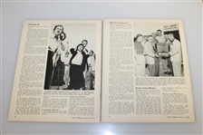 Four Vintage 'Golf World' Weekly Golf Magazines - Sept 1952 & Jan-Feb-March 1954
