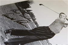 Arnold Palmer Signed & Personalized Youthful 8x10 Post-Swing Photo JSA ALOA