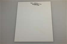 Arnold Palmer Signed & Personalized Youthful 8x10 Post-Swing Photo JSA ALOA