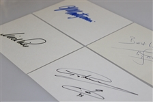 Four International HoFers Signed Cards - Norman, Price, Jacklin, & Montgomerie JSA ALOA