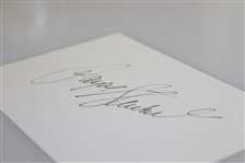 Payne Stewart Signed 4x6 Note Card JSA ALOA
