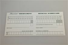 Sandy Lyle Signed Official 1994 Masters Tournament Scorecard with '1988' JSA ALOA