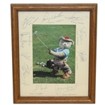 Matte Board Signed by 8 HoFers - Nicklaus, Stewart, Couples, & others - Framed JSA ALOA