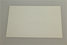 Ben Hogan Signed 4x6 Card JSA ALOA