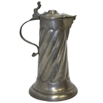 1902 Turnaway Brook GC Pewter Trophy Pitcher - Mixed Foursome Medal Play Tournament