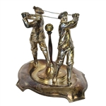 1931 Overhills Staff Handicap Golf Tournament Silver Plated Award Won by Bertie Alabaster