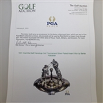 1931 Overhills Staff Handicap Golf Tournament Silver Plated Award Won by Bertie Alabaster